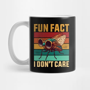 Fun Fact I Don't Care Funny Cicada Mug